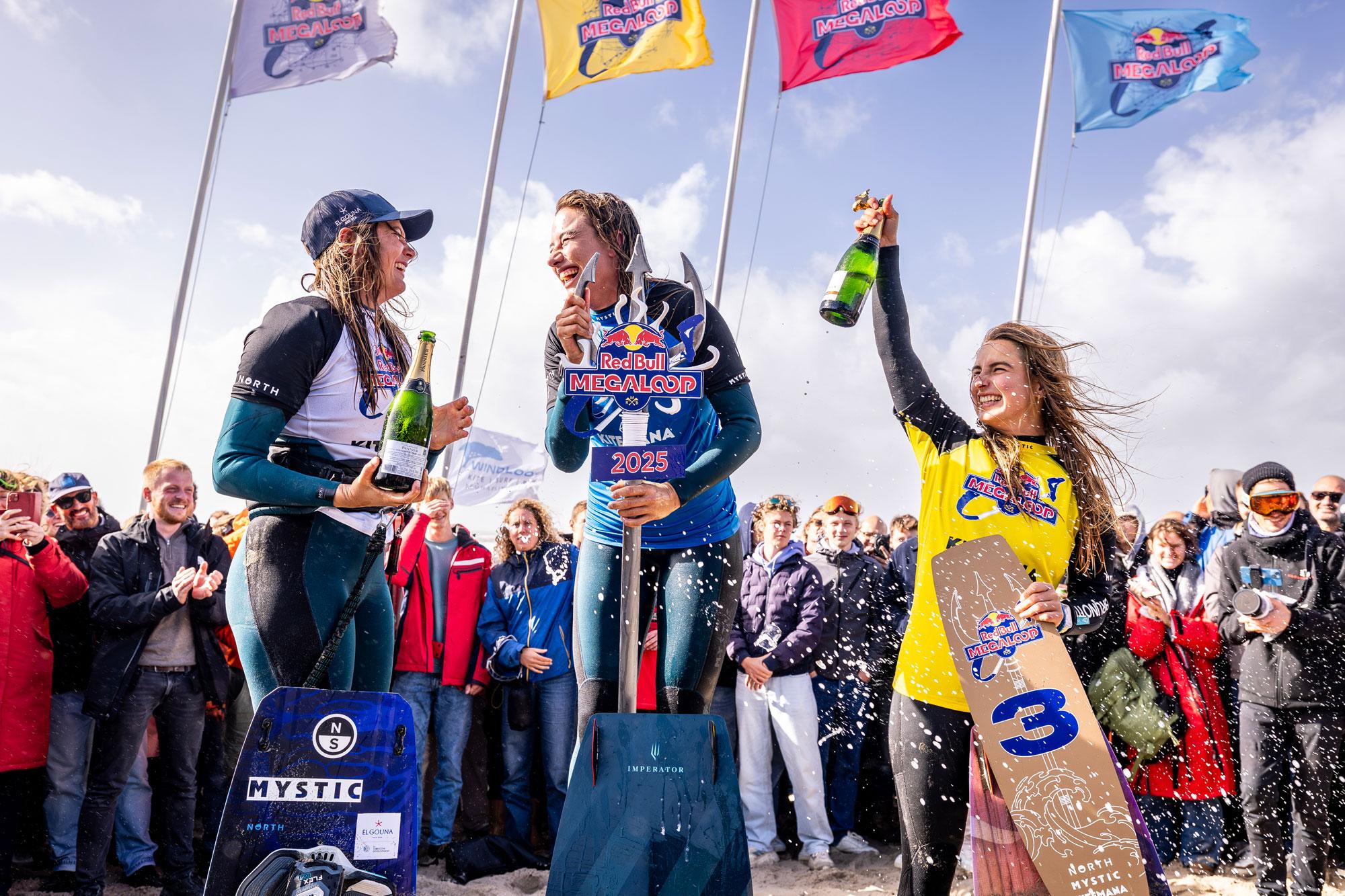 CORE Teamfahrerin und GKA Big Air Weltmeisterin Zara Hoogenraad gewinnt die prestige-trächtige Red Bull Megaloop Challenge in Noordwijk in den Niederlanden. 