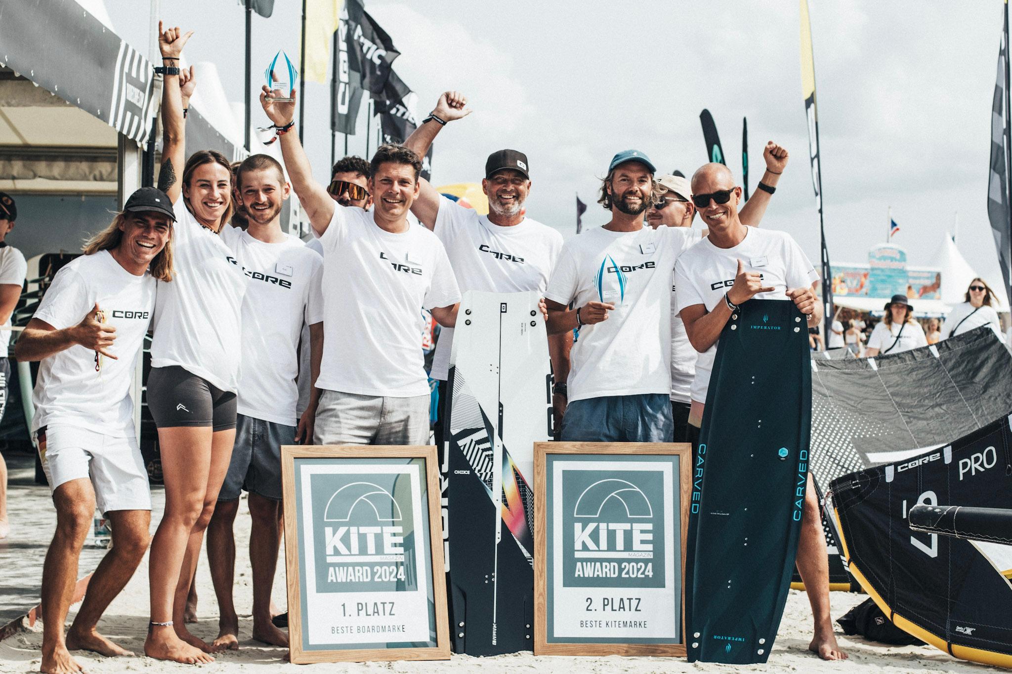 Team CORE gewann 2 KITE Magazin Awards