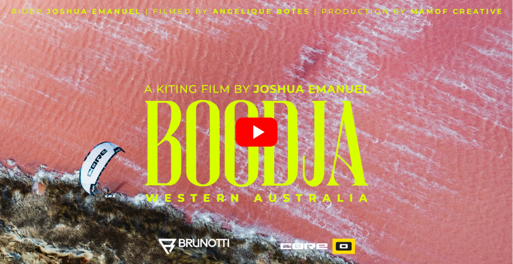 CORE - Joshua Emanuel Boodja Kiting Western Australia