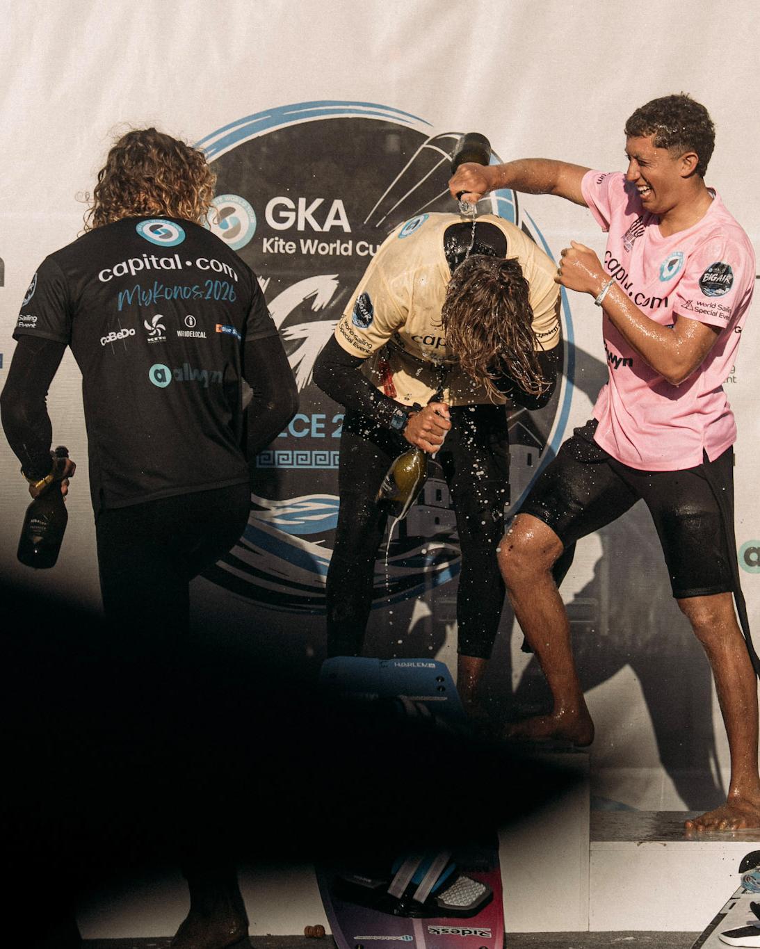 CORE GKA Mykonos – Shahar celebrates is podium